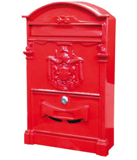 Cassetta Postale Buca Lettere In Stile Antico Classico In Alluminio Verniciato         