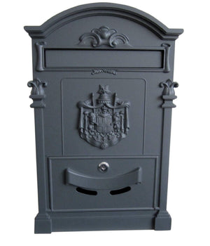 Cassetta Postale Buca Lettere In Stile Antico Classico In Alluminio Verniciato         