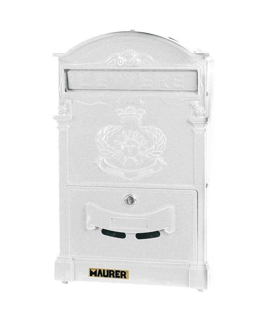 Cassetta Postale Buca Lettere In Stile Antico Classico In Alluminio Verniciato         