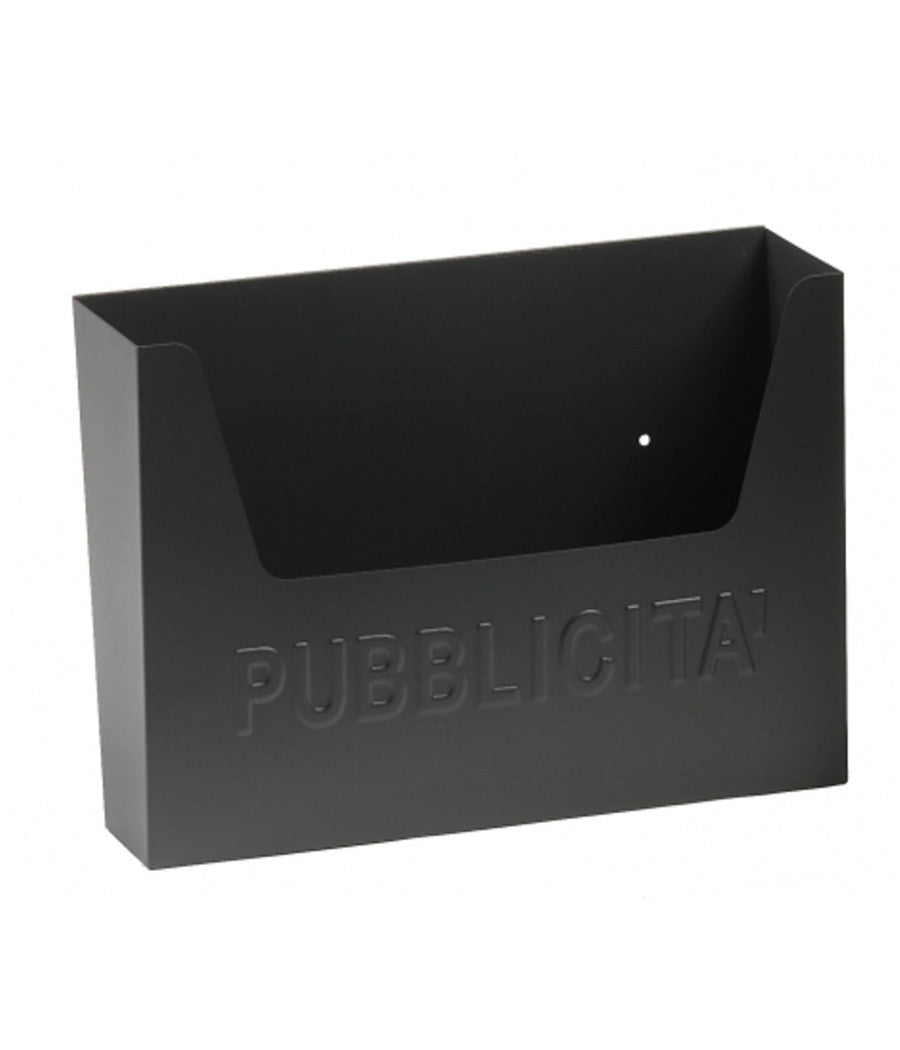 Cassetta Postale Porta Pubblicita' Volantini Posta In Acciaio Colore Antracite         