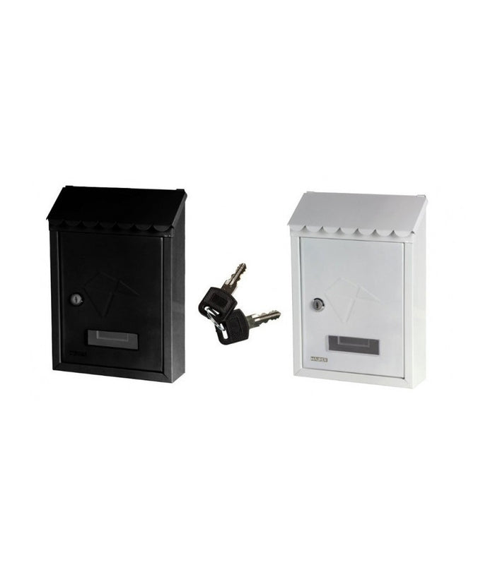 Cassetta Postale Posta Lettere Frontale Con Targhetta Etichetta Chiavi Serratura         