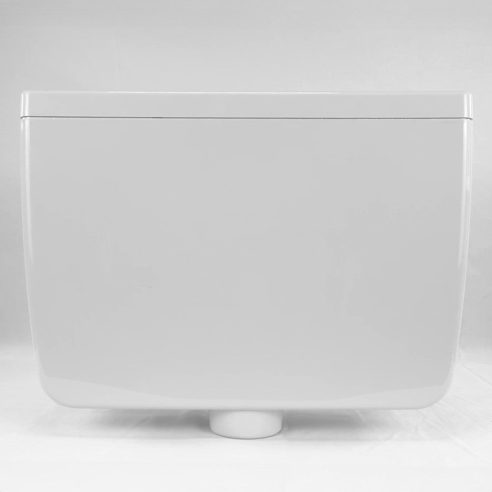 Cassetta scarico wc a zaino universale in ABS bianco con capacità 8 litri