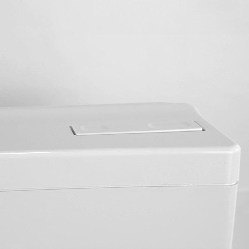 Cassetta scarico wc a zaino universale in ABS bianco con capacità 8 litri