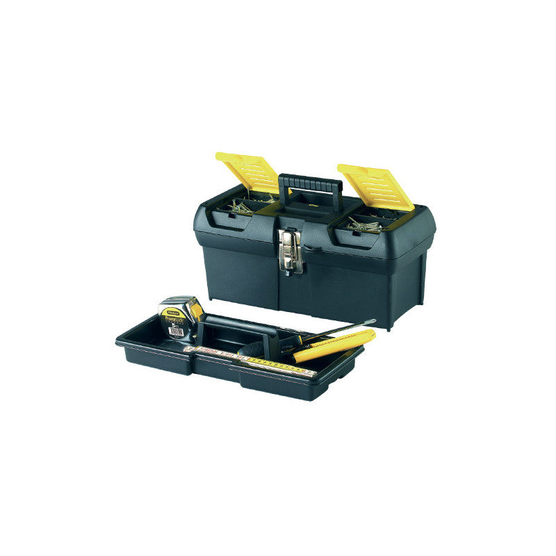 Cassetta utensili 48 cm metal-plastic con tray interno e scomparti – Stanley