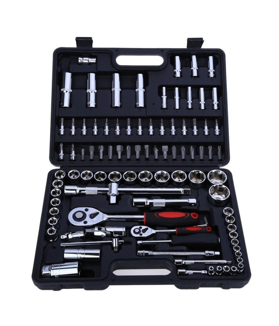 Cassetta Valigetta Set Cricchetto 94 Pz Kf-94 Acciaio Cromo Vanadio 1/2" 1/4"         