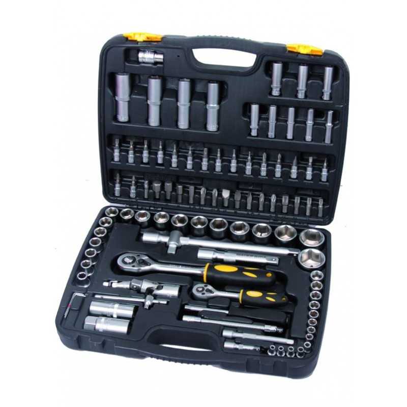 Cassetta Vigor Chiavi Bussola Crv 1/4-1/2 Exagonal Pezzi 94