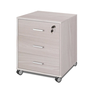 Cassettiera 3 Cassetti Olmo Chiaro cm 50x41x70h - Sarmog