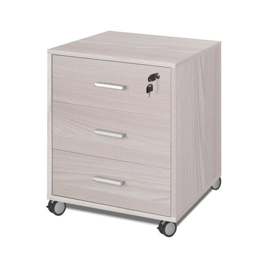 Cassettiera 3 Cassetti Olmo Chiaro cm 50x41x70h - Sarmog