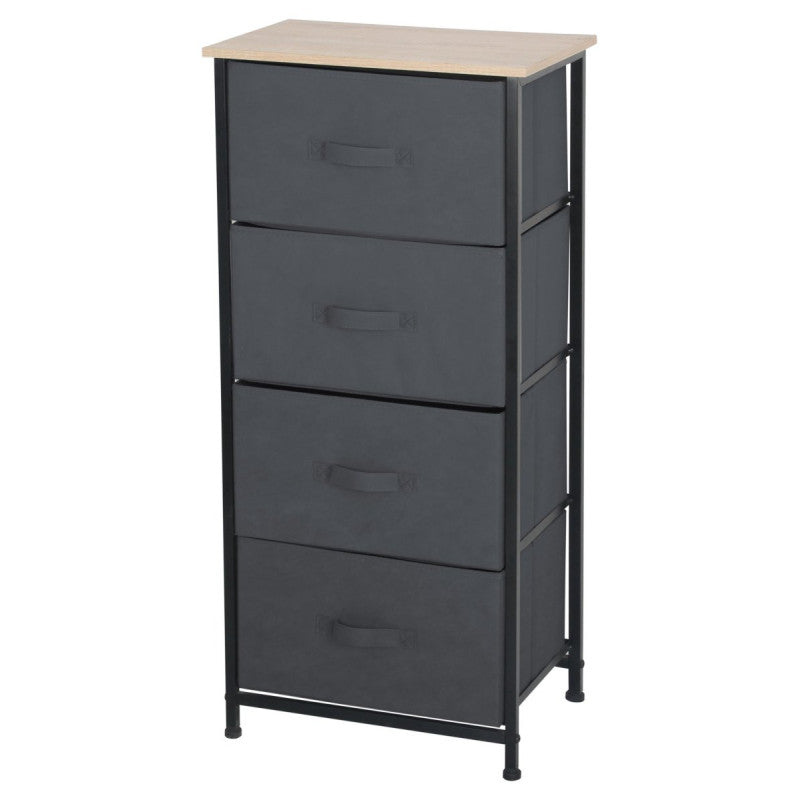 Cassettiera 4 Cassetti Colmar Dimensione 45x30x94cm