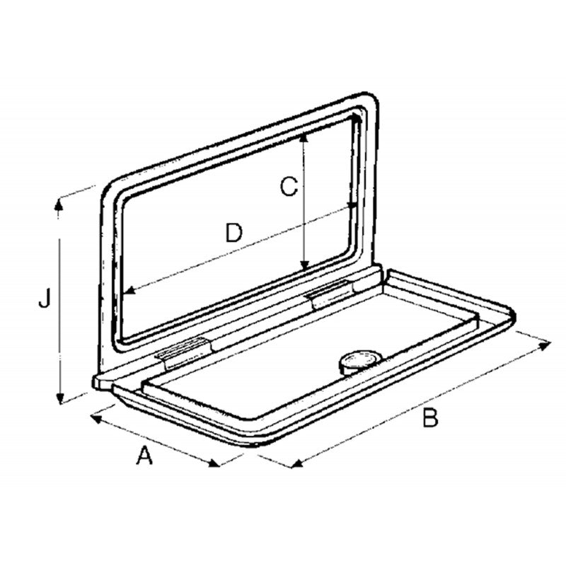 CASSETTIERA PESCA C/CHIAVE