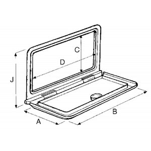 CASSETTIERA PESCA C/CHIAVE
