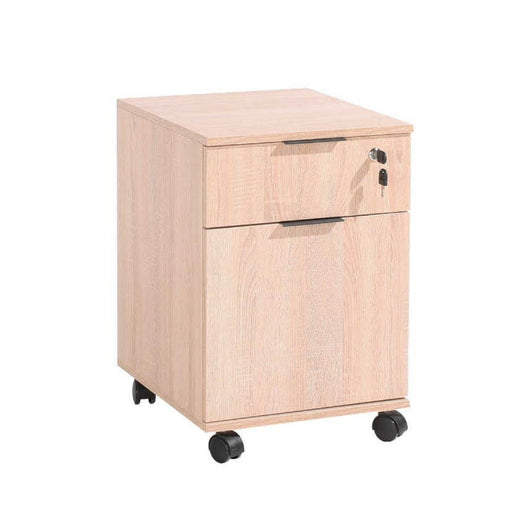 Cassettiera da ufficio con ruote rkm311 colore rovere sonoma