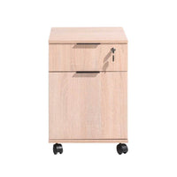 Cassettiera da ufficio con ruote rkm311 colore rovere sonoma
