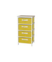 CASSETTIERA IRIS 4 CASSETTI - Giallo