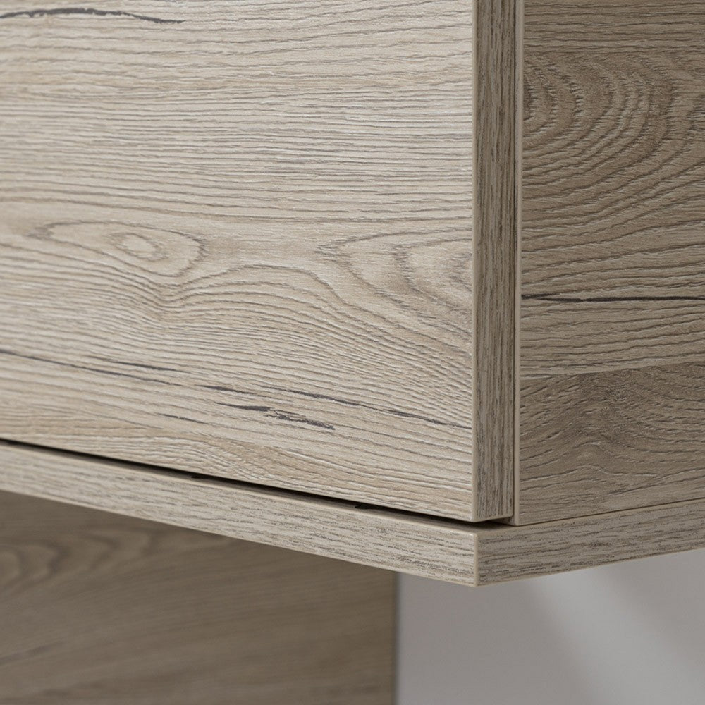 Cassettiera su ruote 58 cm colore rovere