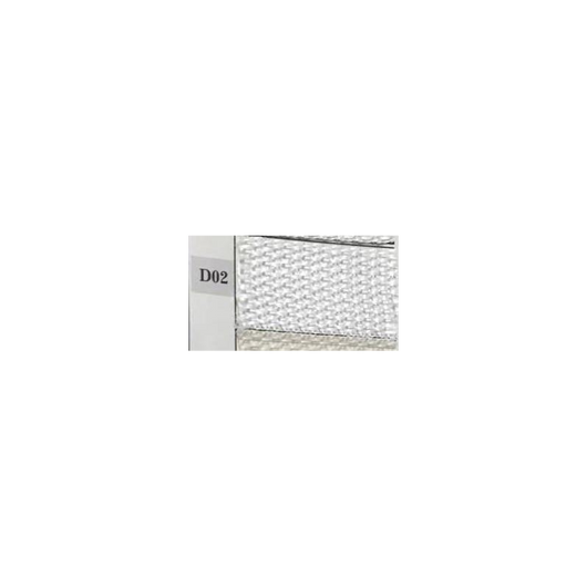 Cassetto poliestere con manici metallo1-7bianco cm 38x28h21