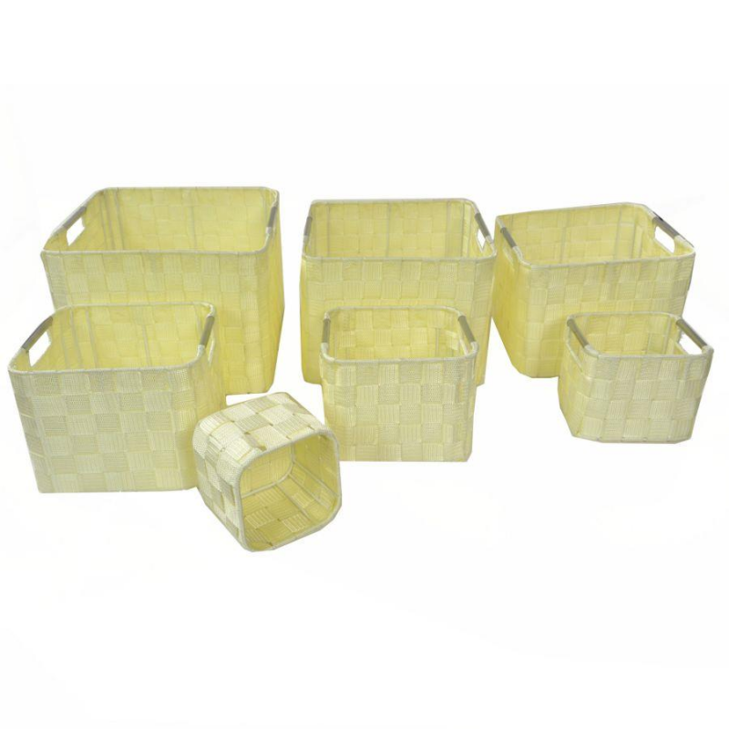 Cassetto poliestere crema 1-7 cm 30x30h20