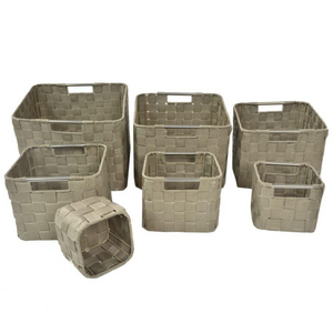 Cassetto poliestere tortora 1-7 cm 30x30h20