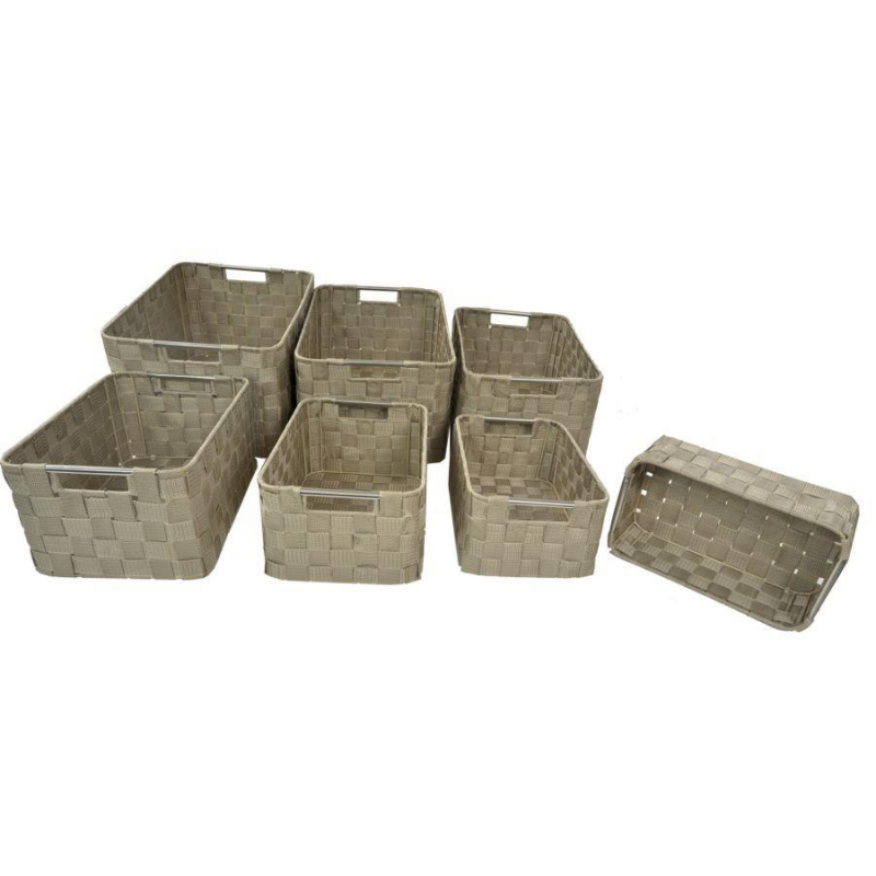 Cassetto poliestere tortora 1-7 cm 38x28h21