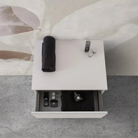 Cassettone sospeso bagno 60 cm grigio perla opaco  Iside