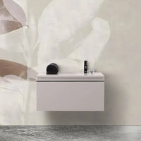 Cassettone sospeso bagno 60 cm grigio perla opaco  Iside