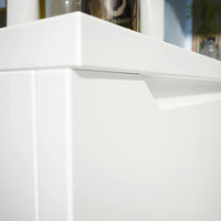 Cassettone scorrevole 90cm bianco opaco chiusura soft-close | Bako