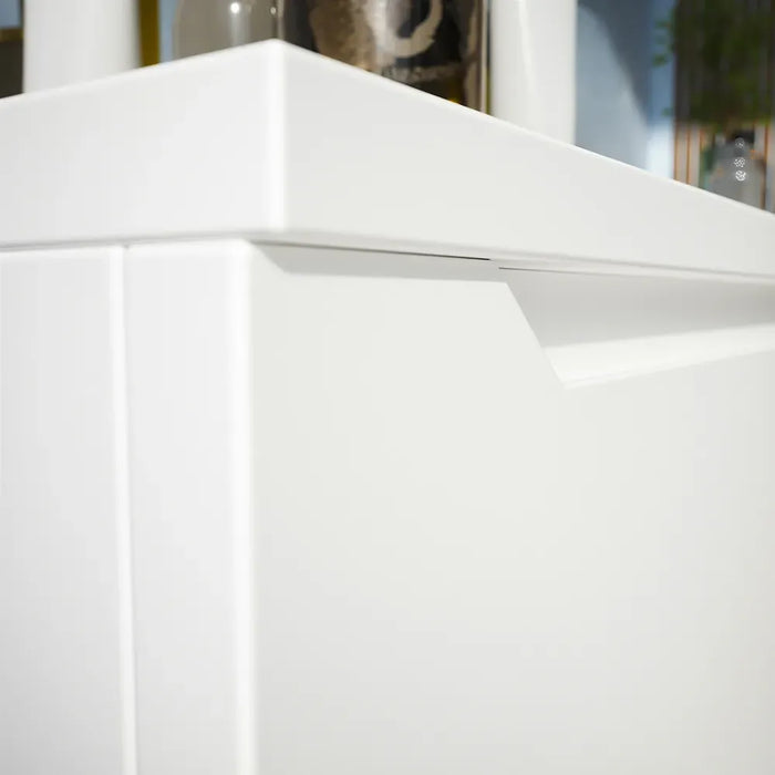 Cassettone scorrevole 120cm bianco opaco chiusura soft-close | Bako