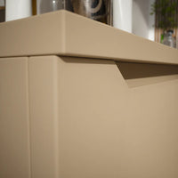 Cassettone scorrevole 120cm sabbia opaco chiusura soft-close | Bako