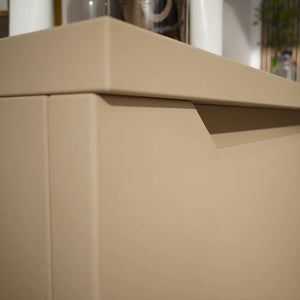 Cassettone scorrevole 120cm sabbia opaco chiusura soft-close | Bako