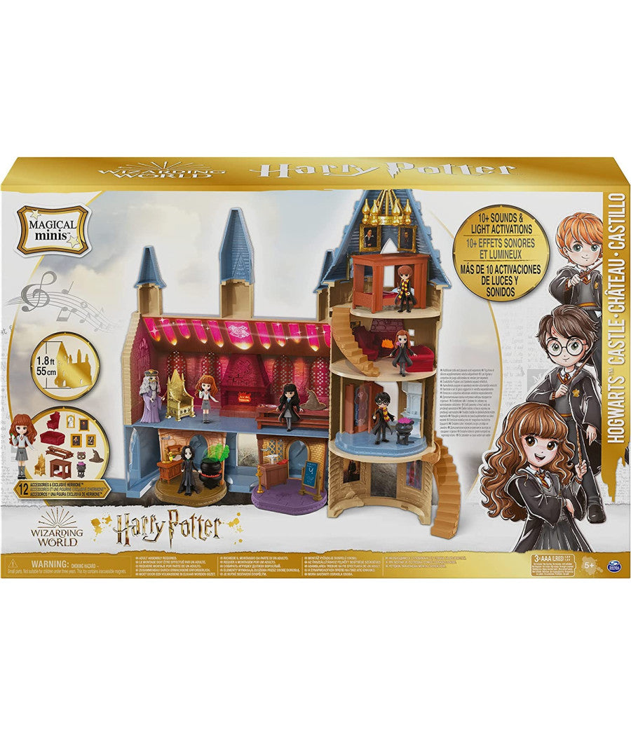 Castello Di Hogwarts Harry Potter Con 12 Accessori Luci E Suoni Bambola Hermione         