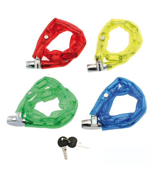 Catena Antifurto Moto Scooter Antigraffio Lucchetto Bici Bicicletta In Acciaio         