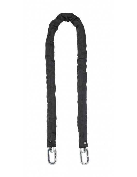 Catena d'acciaio cementato 10mm rivestita in nylon Loops, bici, moto, grate, cancelli, 1.2m, nero - THIRARD