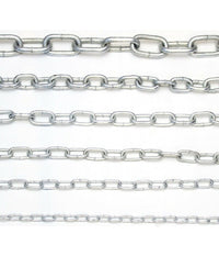 Catena Di Sicurezza In Ferro Zincato Saldata Catene Genovese Bobina 3 Metri         