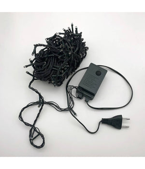 Catena Luminosa 600 Luci Led Lucciole Colore Rosso Con Controller Uso Interno         