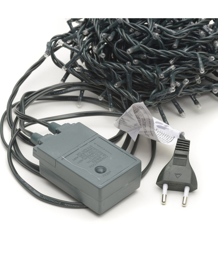 Catena Luminosa Natale 300 Led Multicolor Per Interno Ed Esterno Decorazioni         