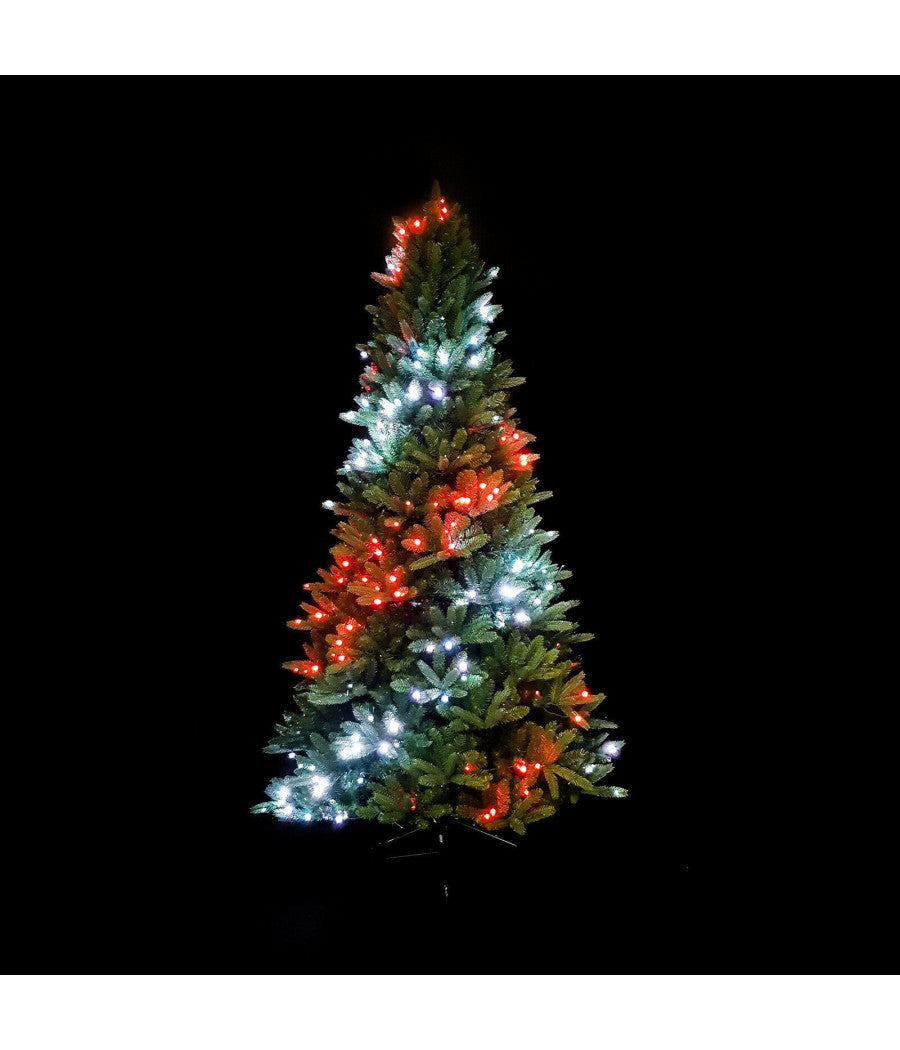 Catena Luminosa Per Albero Controllo Remoto Tramite App Wifi Smart 180 Led Rgb         