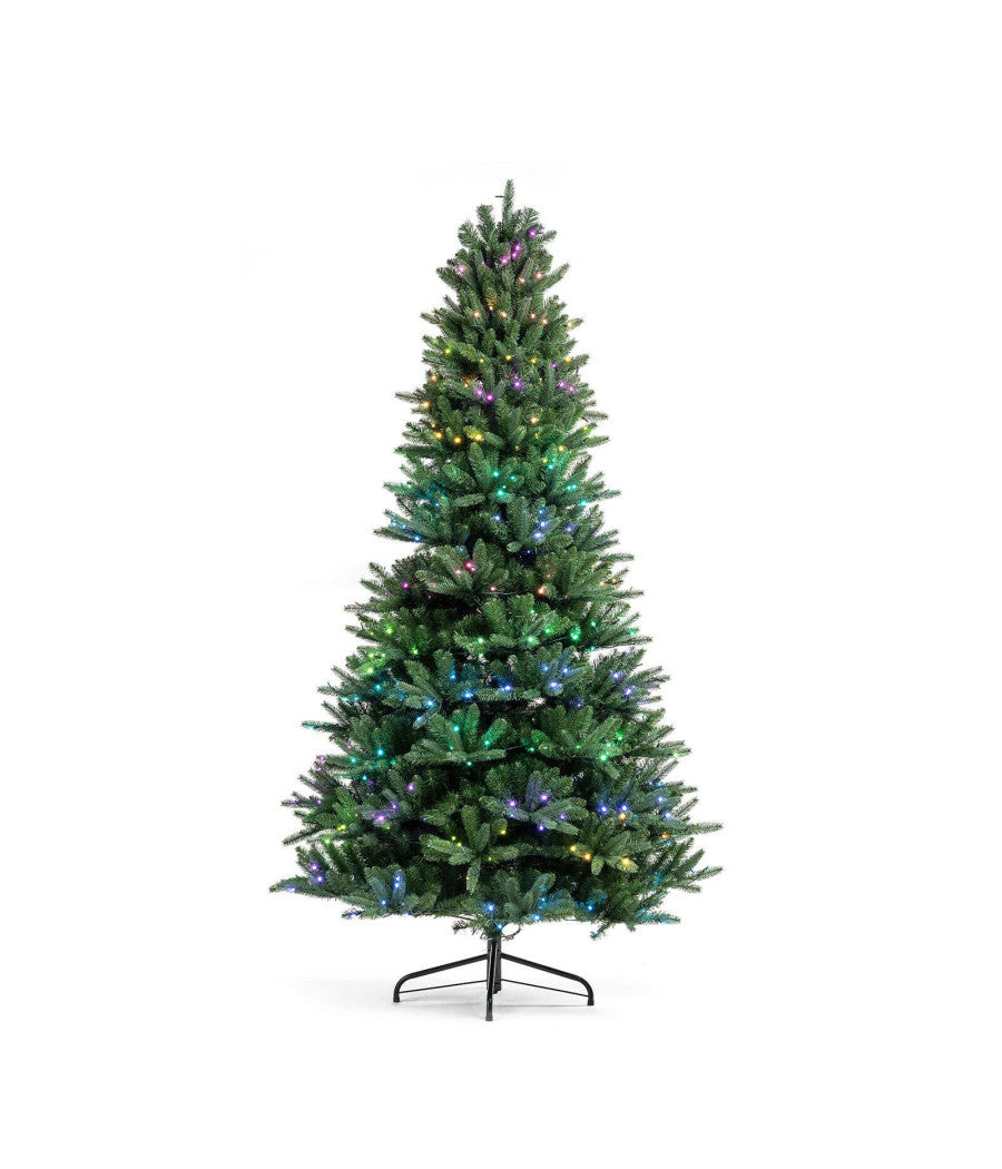 Catena Luminosa Per Albero Controllo Remoto Tramite App Wifi Smart 180 Led Rgb         