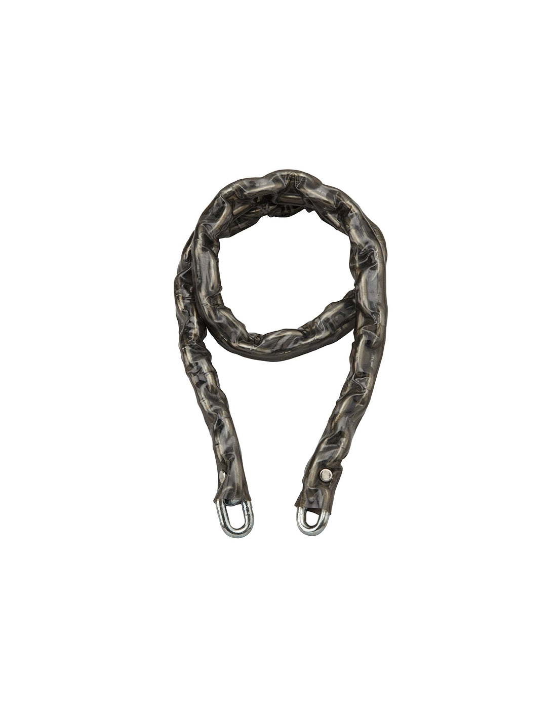 Catena in acciaio temprato Loops, moto, bici, barriere, Ø 6mm, 1.2m, guaina in PVC - THIRARD