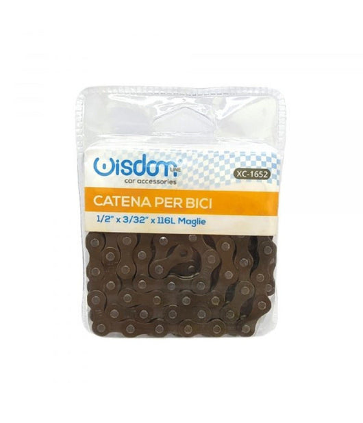 Catena Ricambio Per Bicicletta 1/2â€³ X 3/32â€³ X 116l Maglie Accessori Bici Xc-1652         