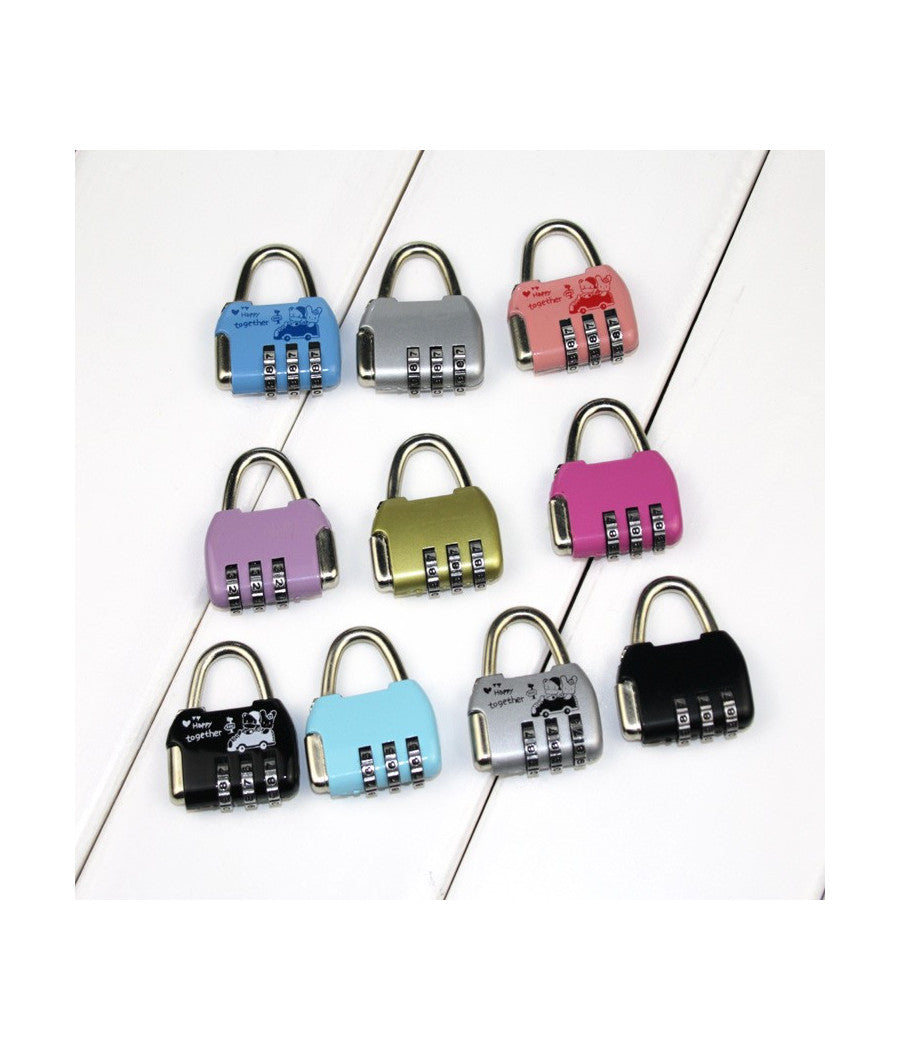 Catenaccio Lucchetto A Combinazione Per Armadietto Spogliatoio 3 Cifre 35mm         