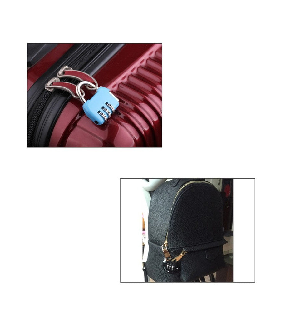 Catenaccio Lucchetto A Combinazione Per Armadietto Spogliatoio 3 Cifre 35mm         