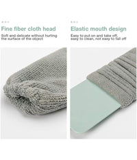 Cattura Polvere Spolverino Sottile Con Manico Telescopico Panno Mop Pieghevole         