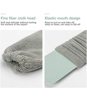 Cattura Polvere Spolverino Sottile Con Manico Telescopico Panno Mop Pieghevole         