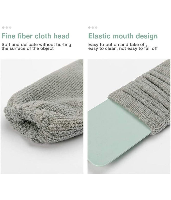 Cattura Polvere Spolverino Sottile Con Manico Telescopico Panno Mop Pieghevole         