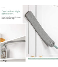 Cattura Polvere Spolverino Sottile Con Manico Telescopico Panno Mop Pieghevole         