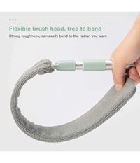 Cattura Polvere Spolverino Sottile Con Manico Telescopico Panno Mop Pieghevole         