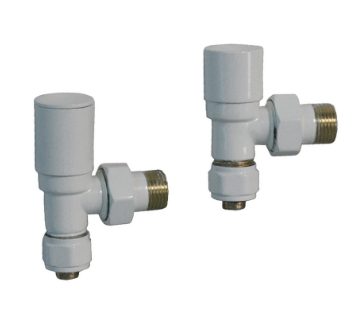 Kit valvola + detentore bianco