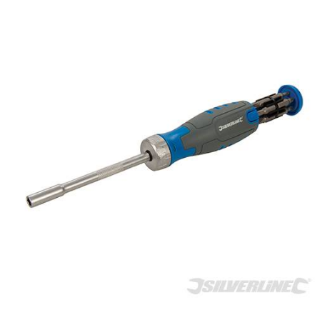 Avvitatore a cricchetto multipunta 12 in 1, portapunta magnetico orario,antiorario blocco