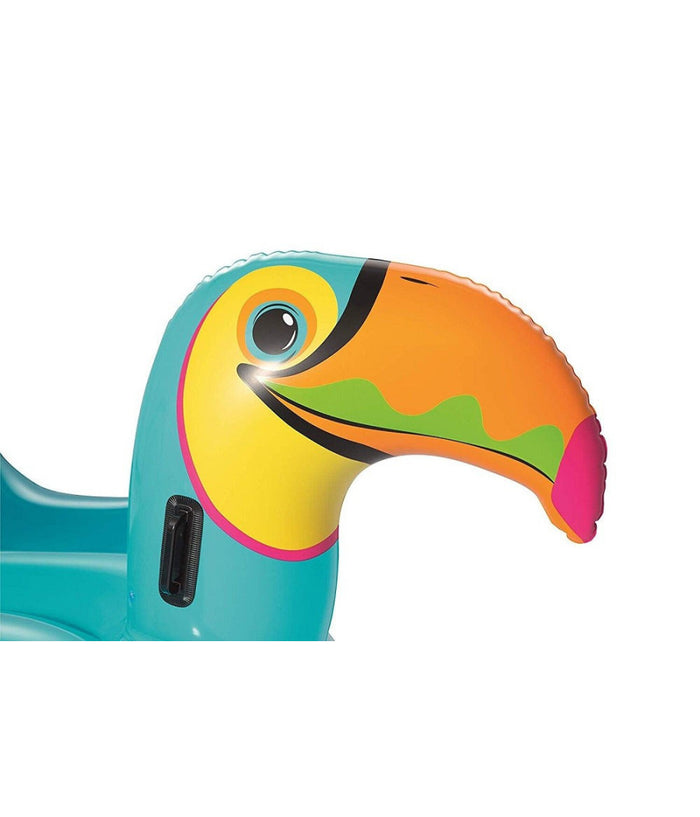 Cavalcabile A Forma Di Tucano Gonfiabile Gigante 207 X 150 Cm 41126 Mare Piscina         