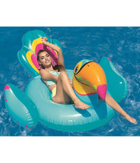 Cavalcabile A Forma Di Tucano Gonfiabile Gigante 207 X 150 Cm 41126 Mare Piscina         